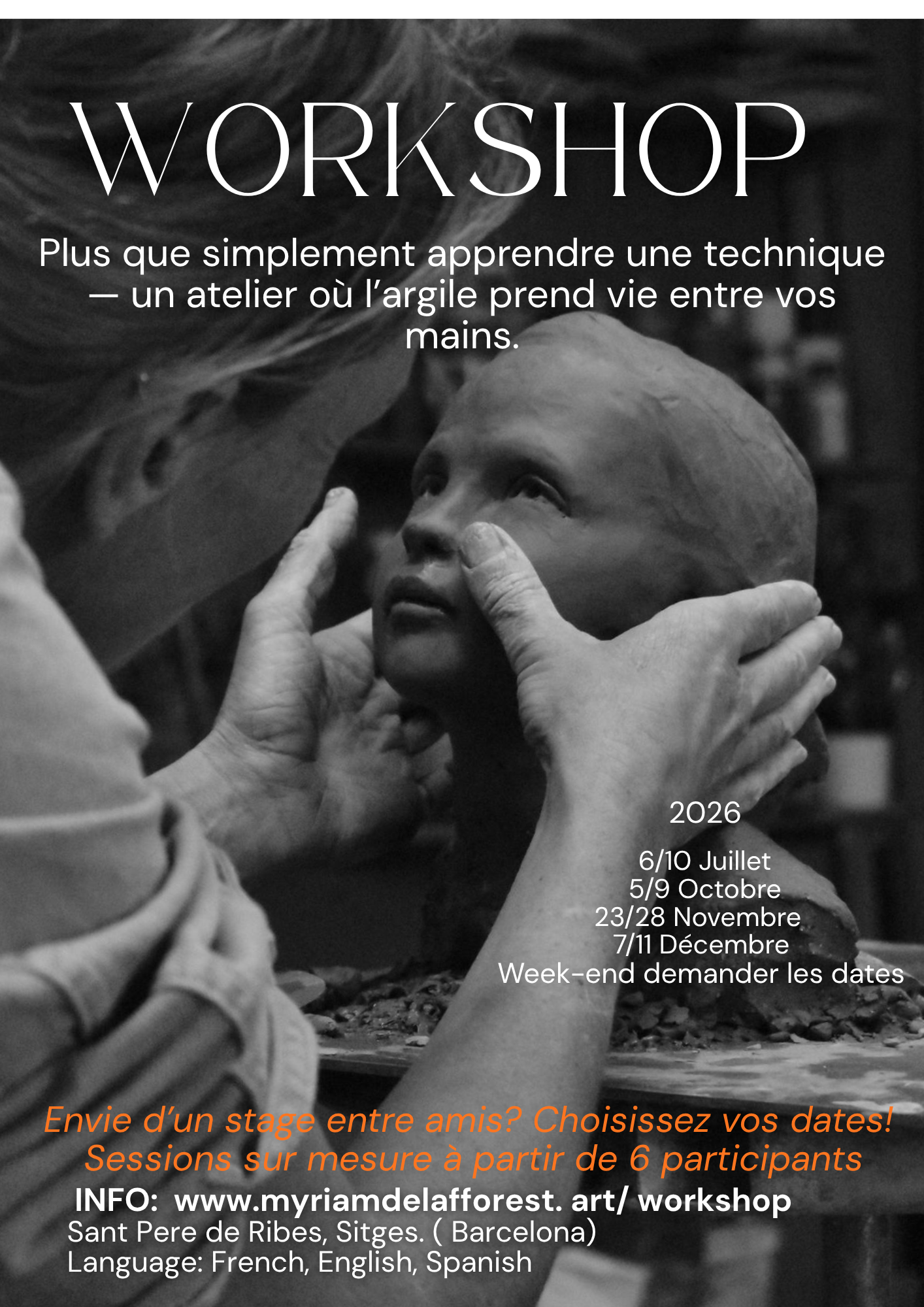Affiche du workshop printemps 2026